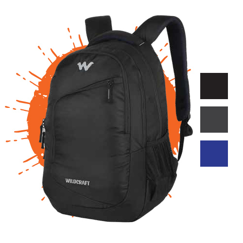 Buy Double Compartment Backpack Black Online | Wildcraft